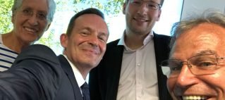 20 Jahre Pioniergeister im Dialog Selfie mit dem Wirtschaftsminister Dr. Volker Wissing